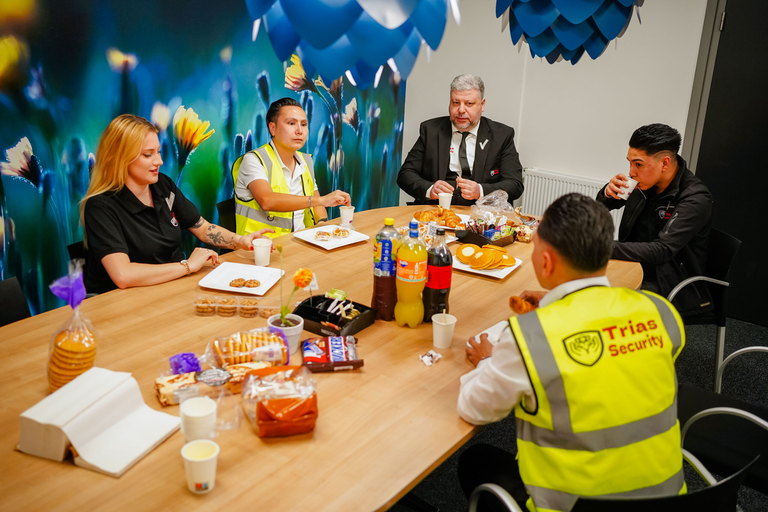 Vluchteling opvang. Trias Security